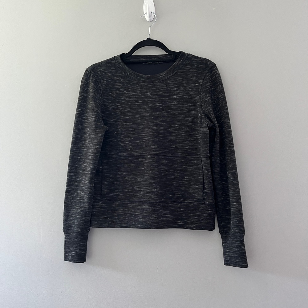 PrAna gray pullover sweatshirt size XS